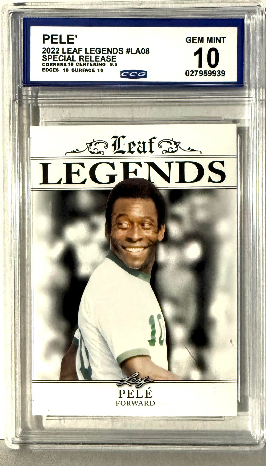 2020 #LA-08 Pelé Leaf Legends Special Release CCG 10