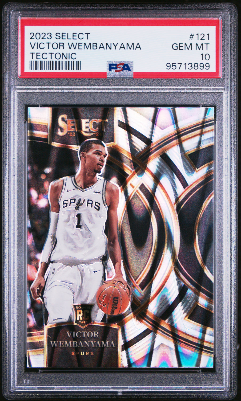 2023 Panini Select #121 Victor Wembanyama PSA 10