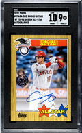 2022 Topps #87ASA-SHO Shohei Ohtani '87 Topps Design All-Star Auto. SGC 9 /25