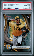 2024 Bowman'S Best #53 Paul Skenes PSA 10