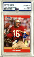 1990 Pro Set #293 Joe Montana PSA Authentic