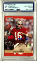1990 Pro Set #293 Joe Montana PSA Authentic