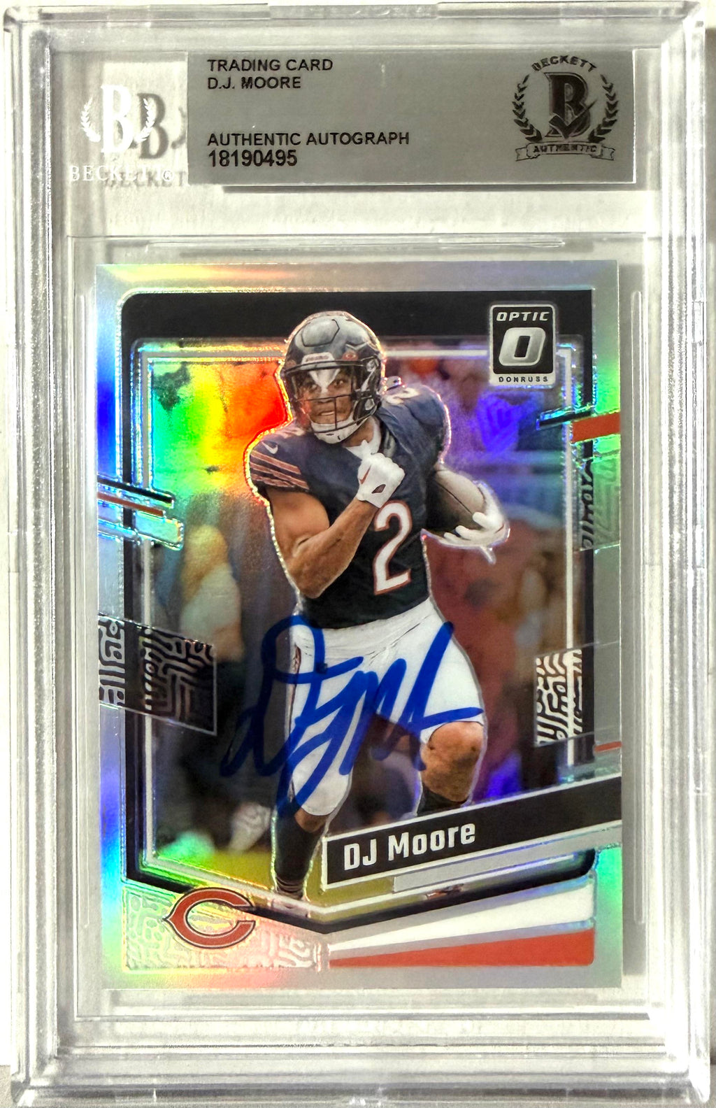 2023 PANINI Donruss Optic #34 DJ Moore BGS Authentic