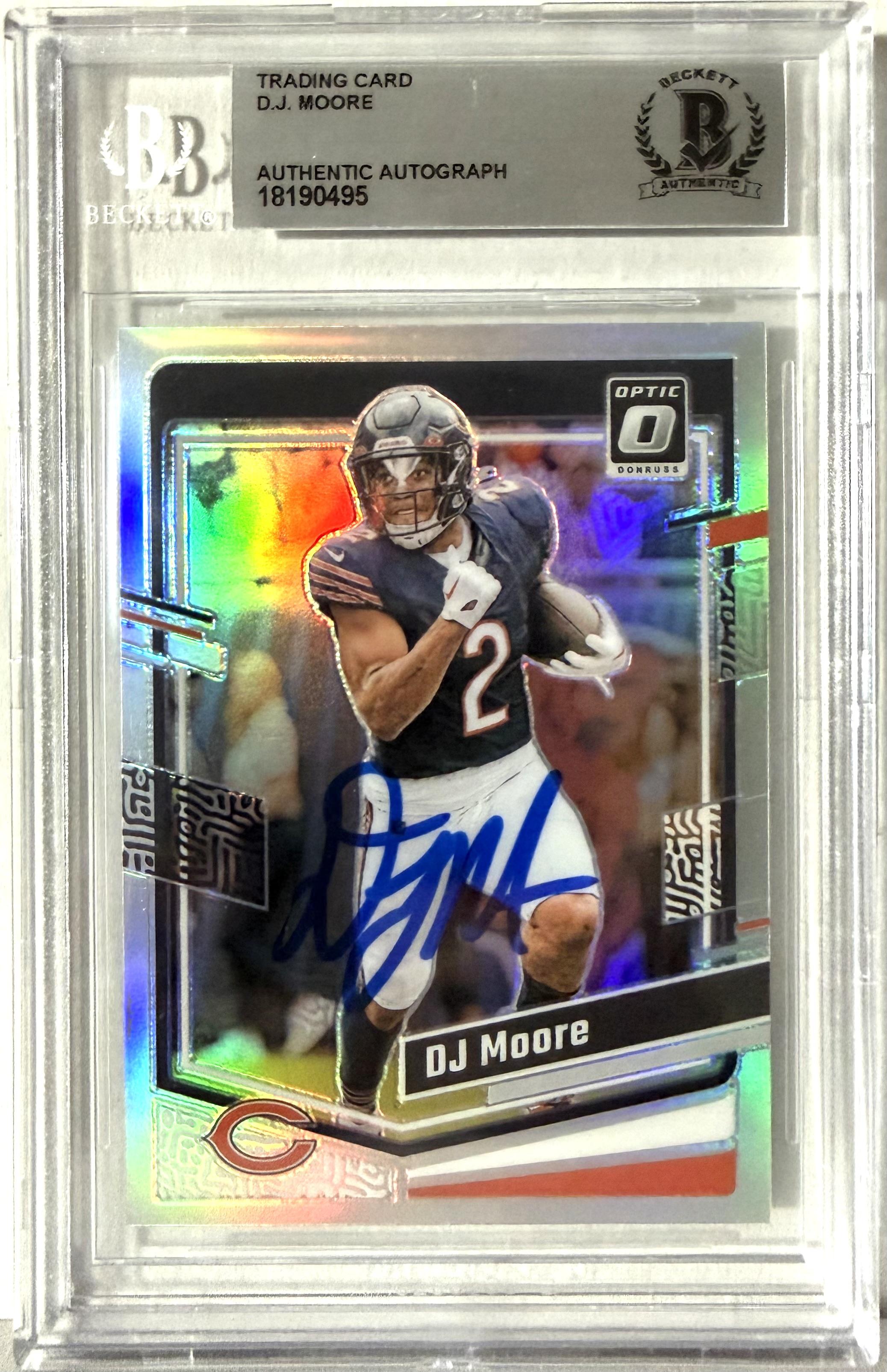 2023 PANINI Donruss Optic #34 DJ Moore BGS Authentic