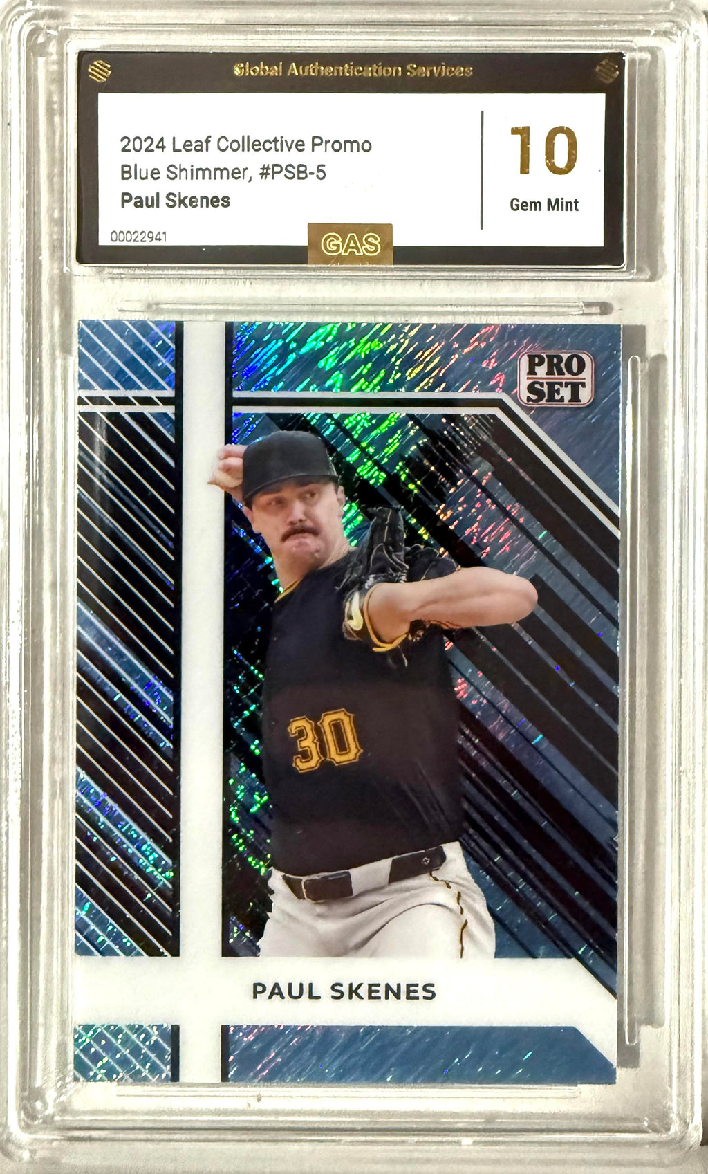2024 Pro Set Blue Shimmer #PSB-5 GAS 10