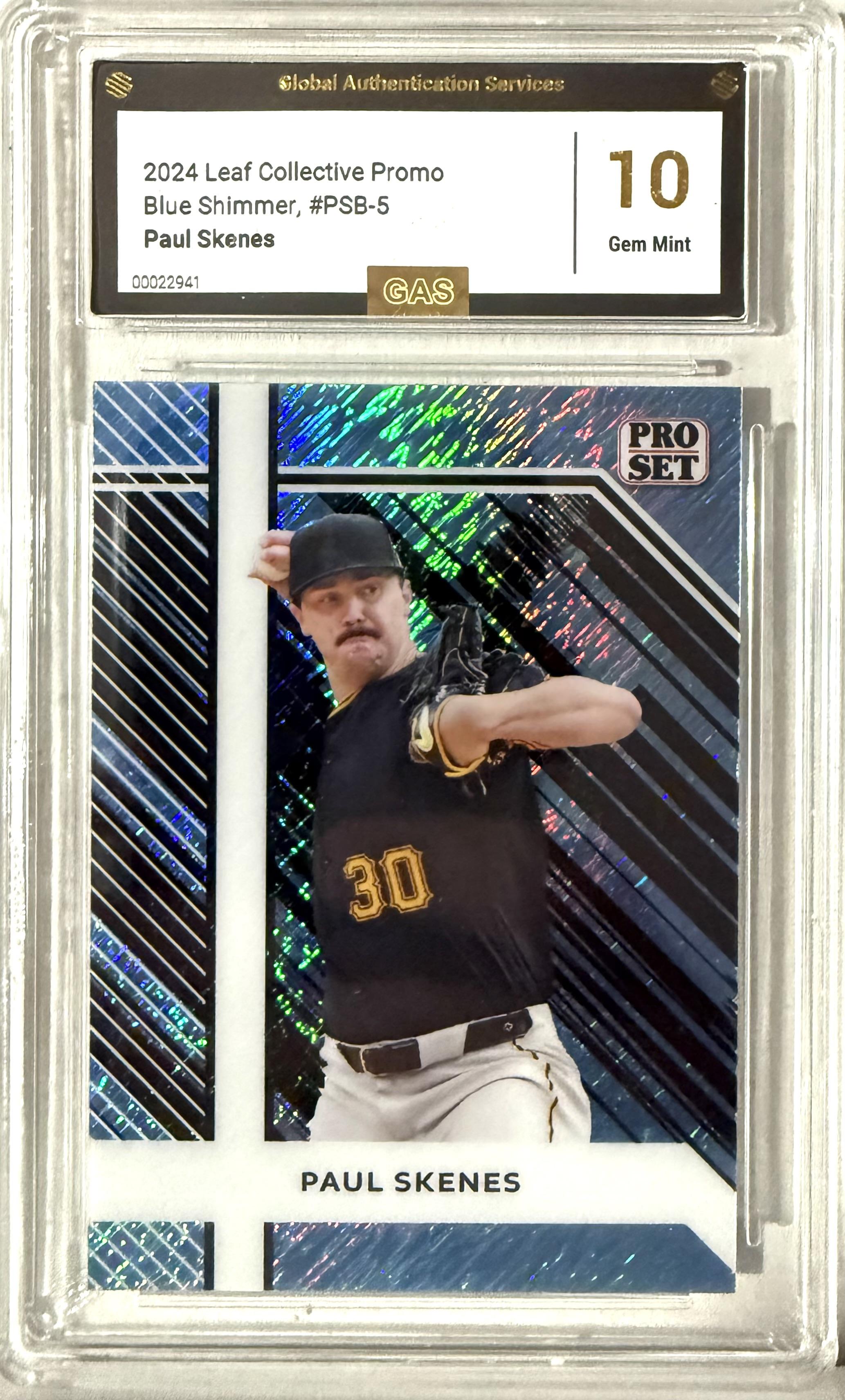 2024 Pro Set Blue Shimmer #PSB-5 GAS 10