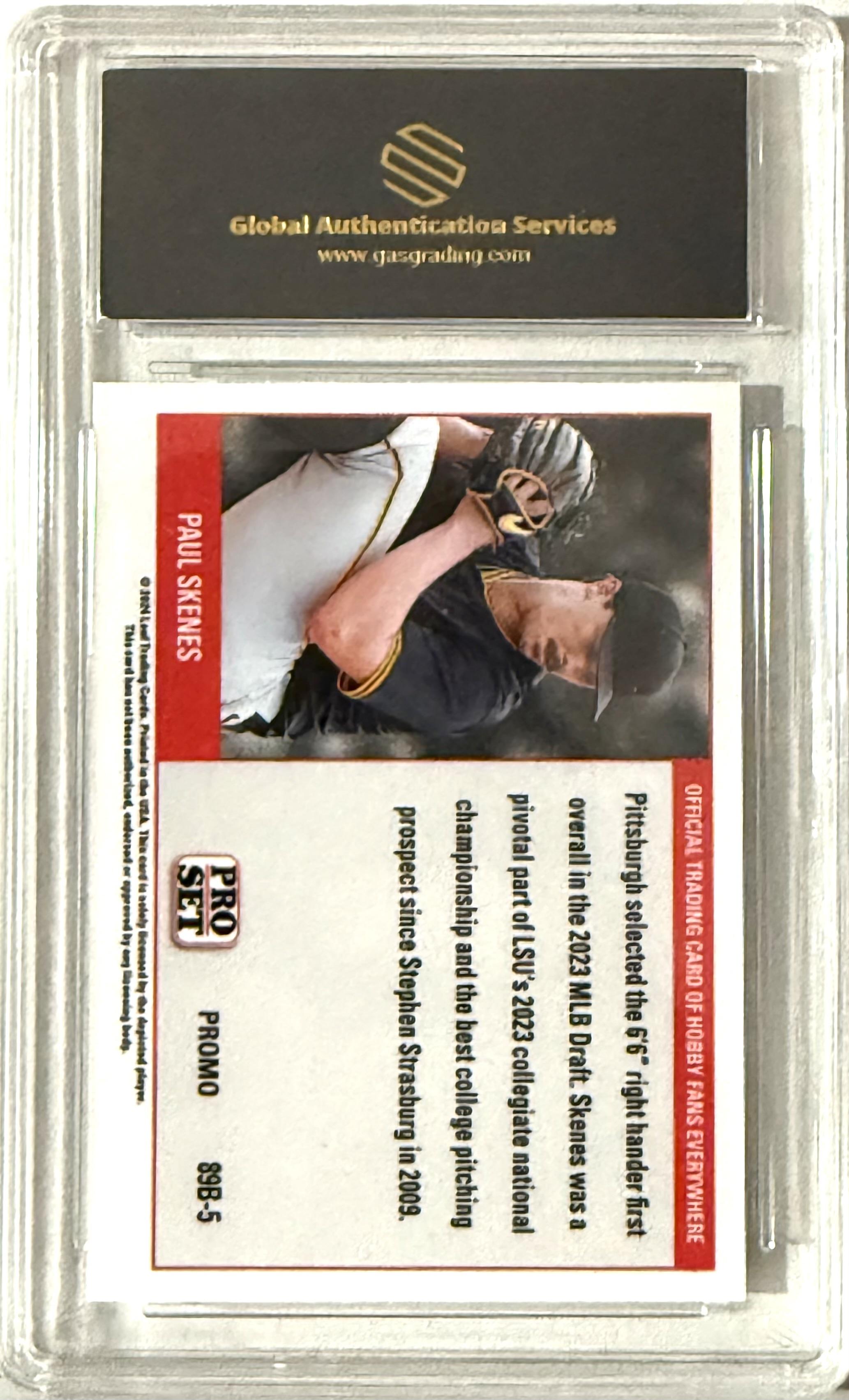 2024 Leaf Collective Promo #89B-5 Paul Skenes GAS 10