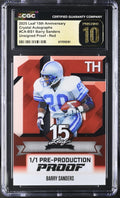 2025 15th Anniversary Leaf #CA-BS1 Barry Sanders CGC 10