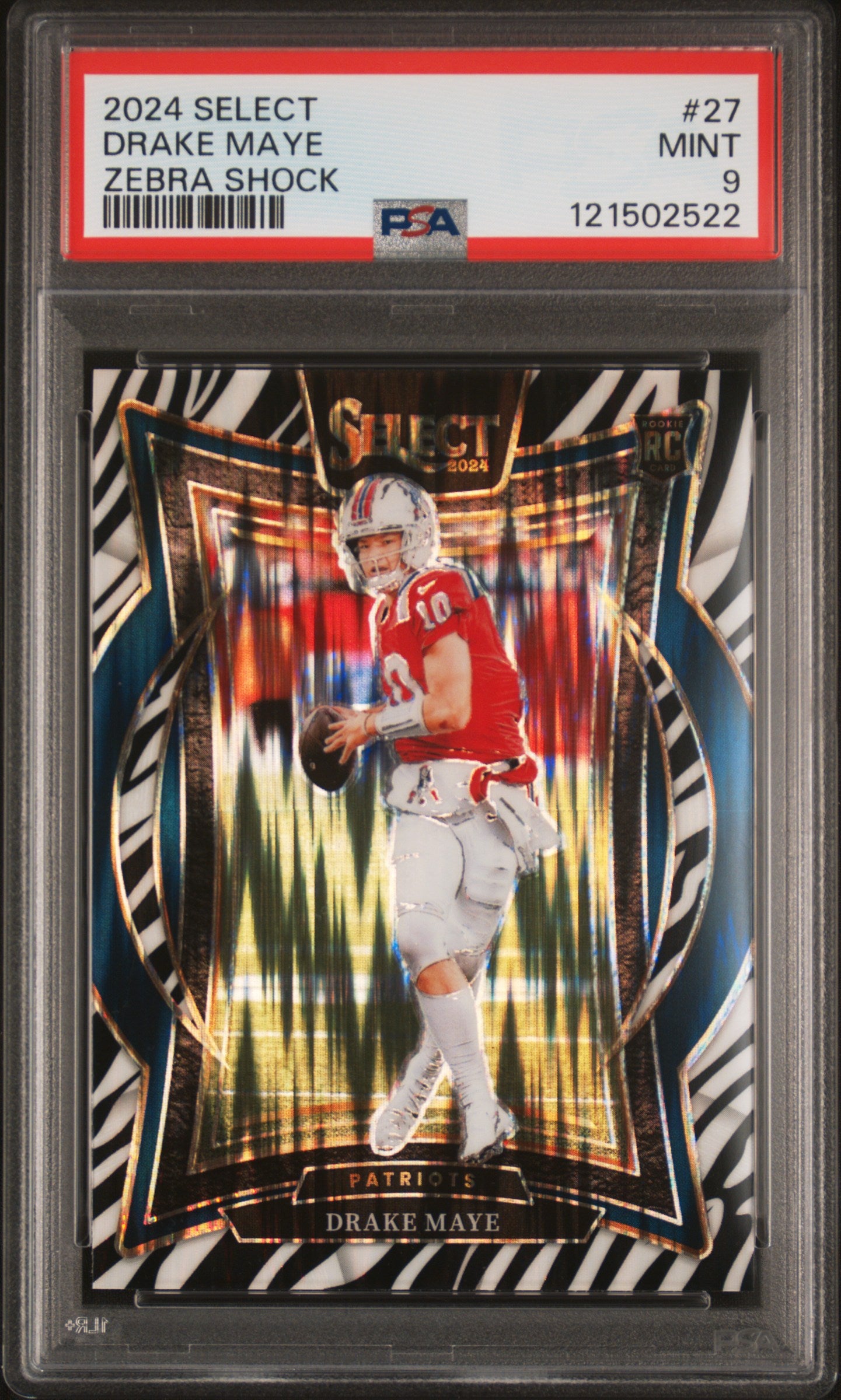 2024 Panini Select #27 Drake Maye PSA 9
