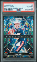 2024 Panini Prizm Prizmatic #2 Drake Maye PSA 10