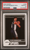 2023 Panini NBA Hoops #298 Victor Wembanyama PSA 10