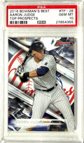 2016 Bowman's Best #TP-28 Aaron Judge Top Prospects PSA 10