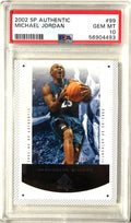 2002-03 SP Authentic #99 Michael Jordan PSA 10