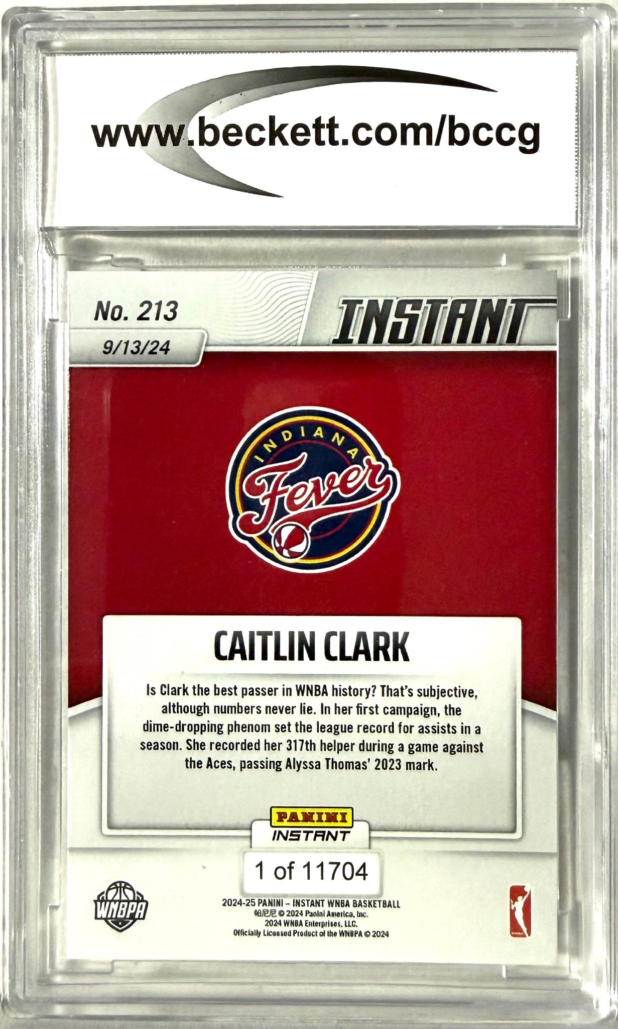 2024 Panini Instant WNBA Panini #213 Caitlin Clark
