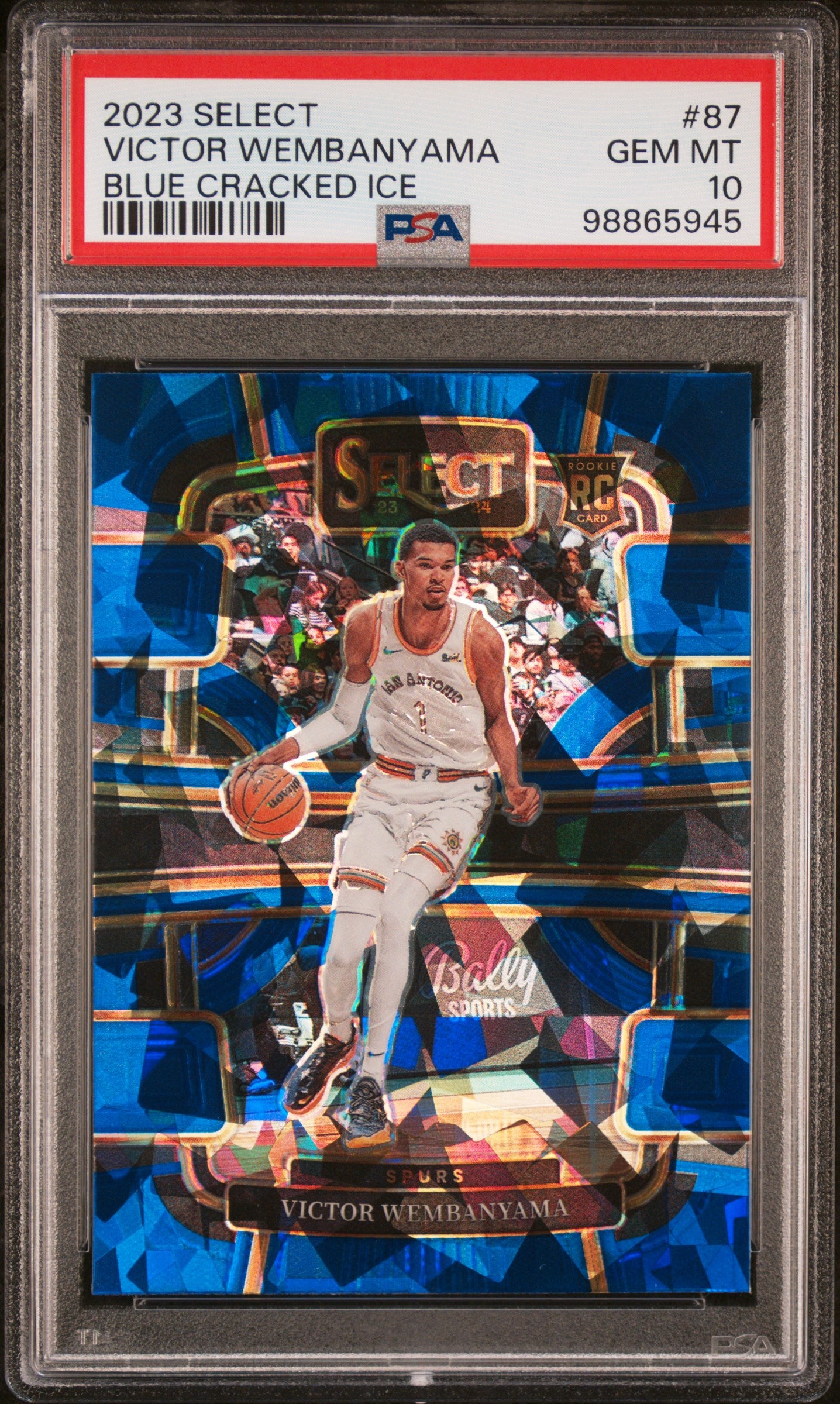 2023 Panini Select #87 Victor Wembanyama PSA 10