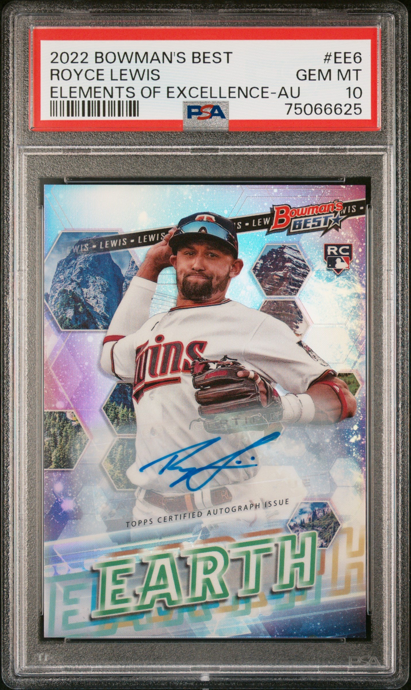 2022 Bowman'S Best Elements Of Excellence #EE6 Royce Lewis PSA 10