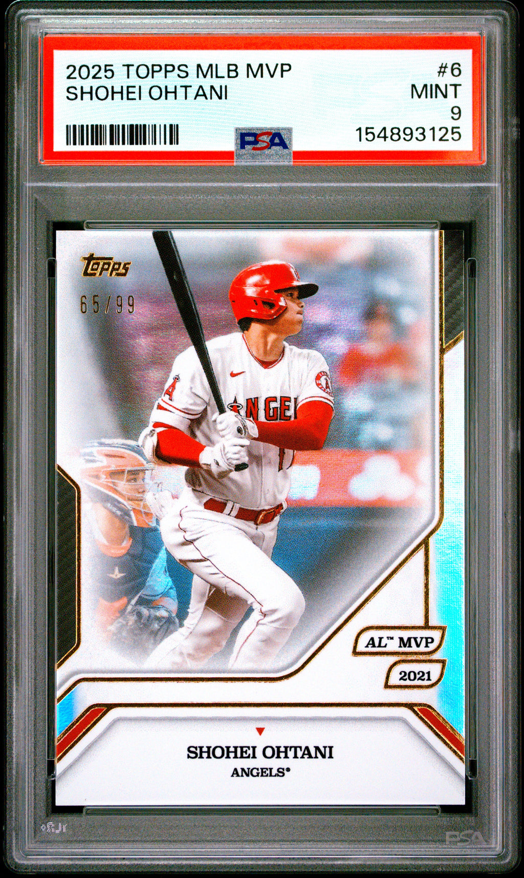 2025 Topps Mlb Mvp Collection #6 Shohei Ohtani PSA 9