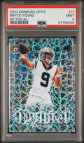 2023 Panini Donruss Optic Mythical #13 Bryce Young PSA 9
