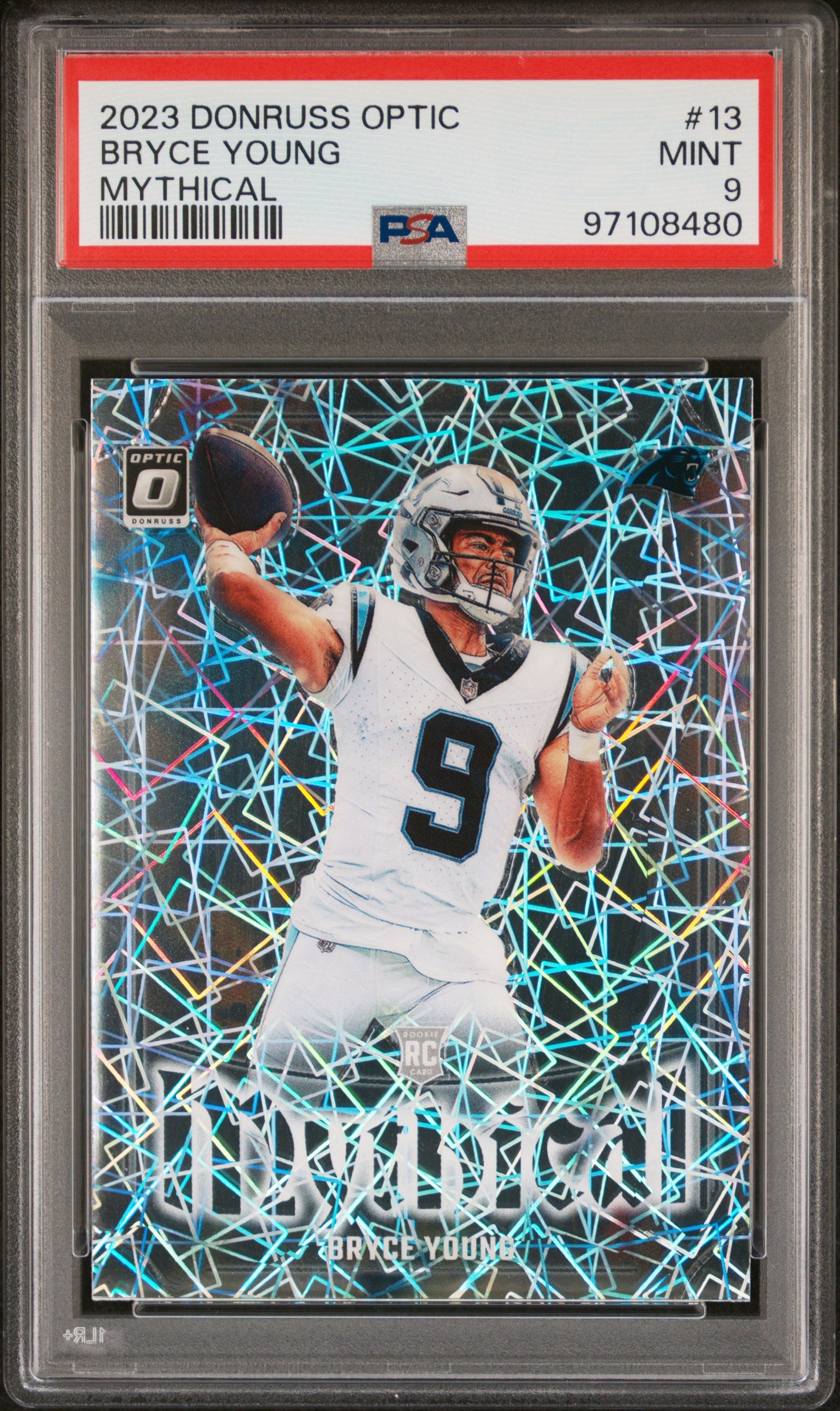 2023 Panini Donruss Optic Mythical #13 Bryce Young PSA 9