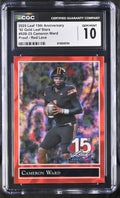 2025 15th Anniversary Leaf #92B-25 Cameron Ward CGC 10