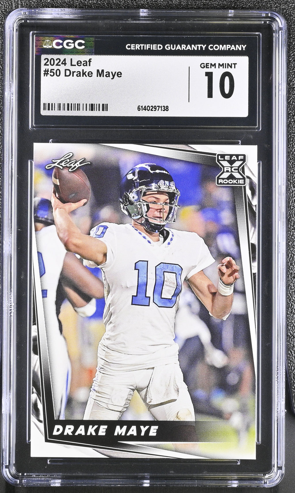 Leaf Leaf #50 Drake Maye CGC 10