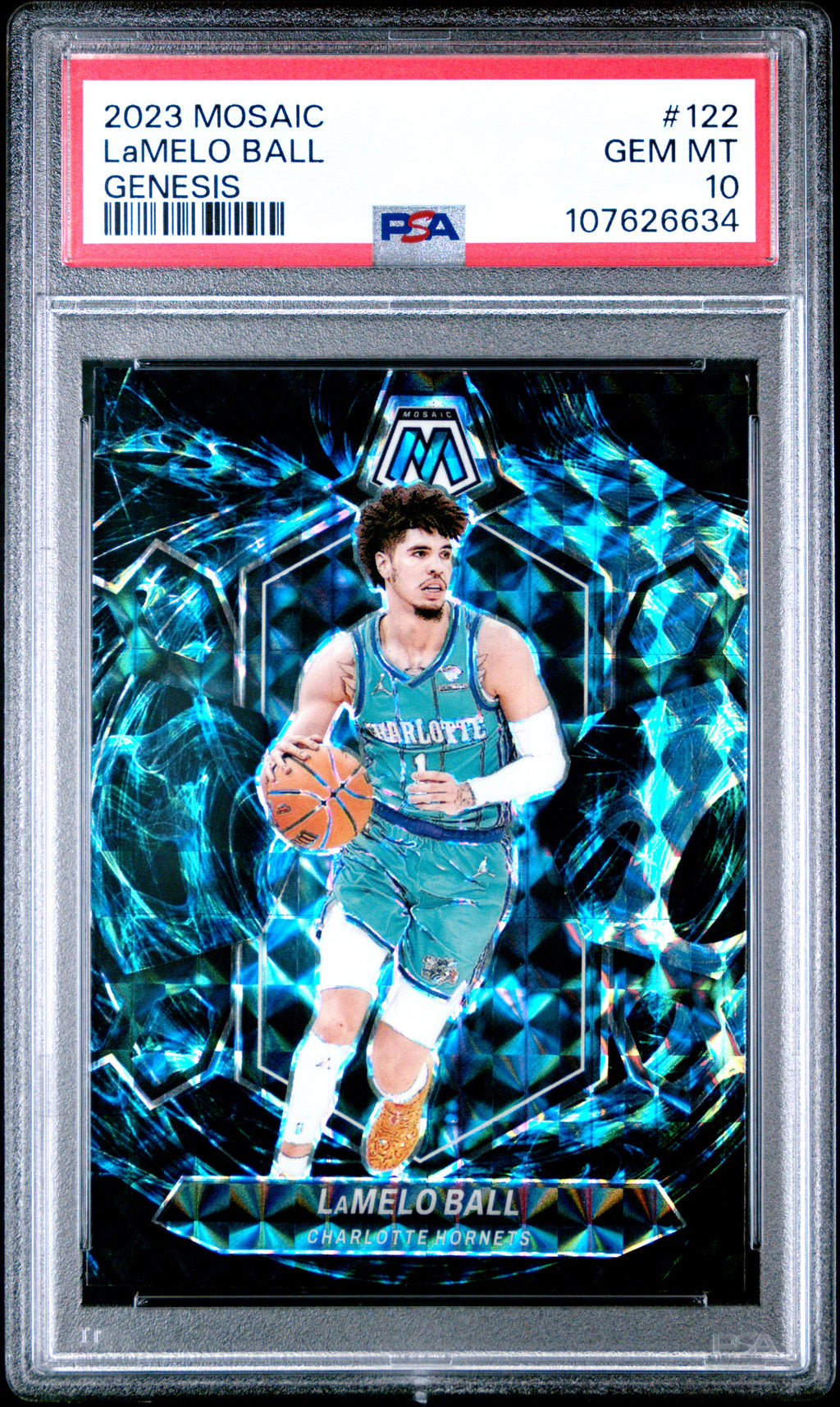 2023 Panini Mosaic Mosaic #122 Lamelo Ball PSA 10