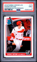 2018 Panini Chronicles Donruss Rated Rookies #272 Shohei Ohtani PSA 9