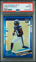 2023 Panini Donruss Optic #271 Jordan Addison PSA 10