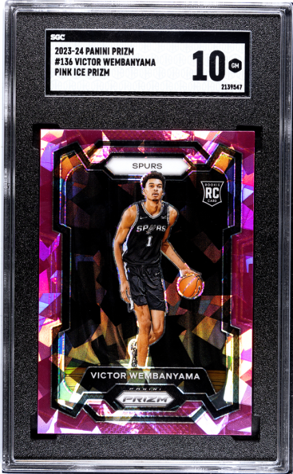 2023-24 Panini Prizm #136 Victor Wembanyama SGC 10
