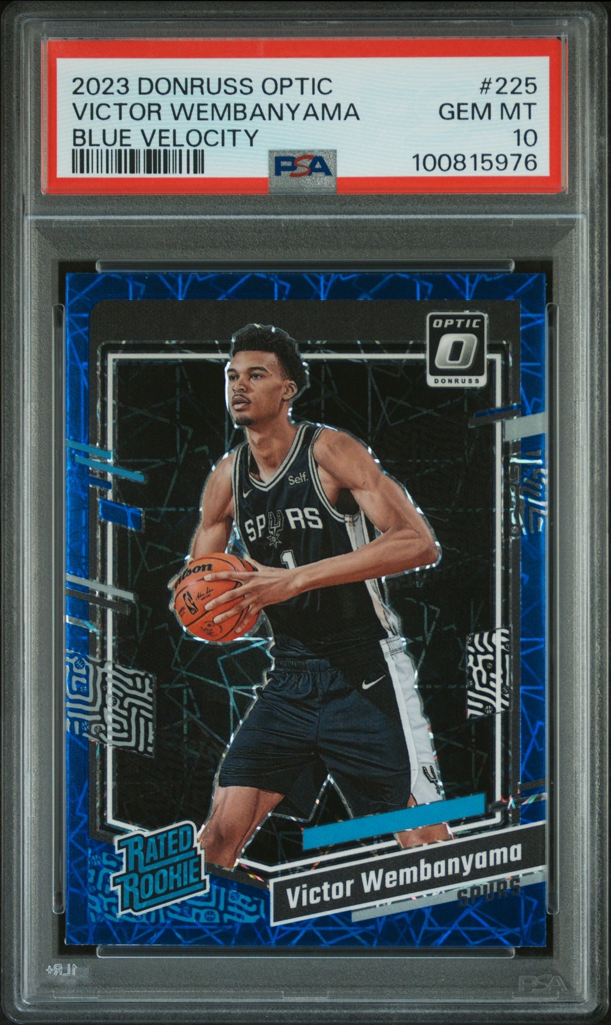 2023 Panini Donruss Optic #225 Victor Wembanyama PSA 10