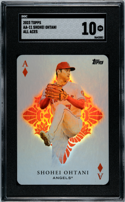 2023 Topps #AA-11 Shohei Ohtani All Aces SGC 10