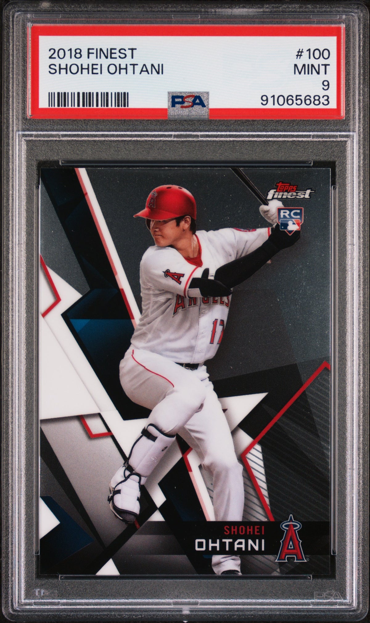 2018 Finest #100 Shohei Ohtani PSA 9