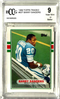 #1989 Topps Traded Topps #83T Barry Sanders PSA 9