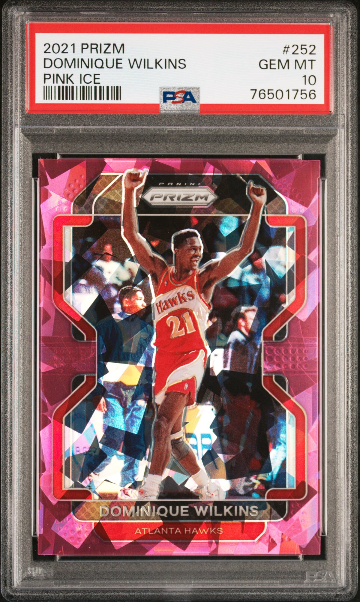 2021 Panini Prizm #252 Dominique Wilkins PSA 10 POP 1