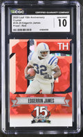 2025 15th Anniversary Leaf #CB-28 Edgerrin James CGC 10 POP 1