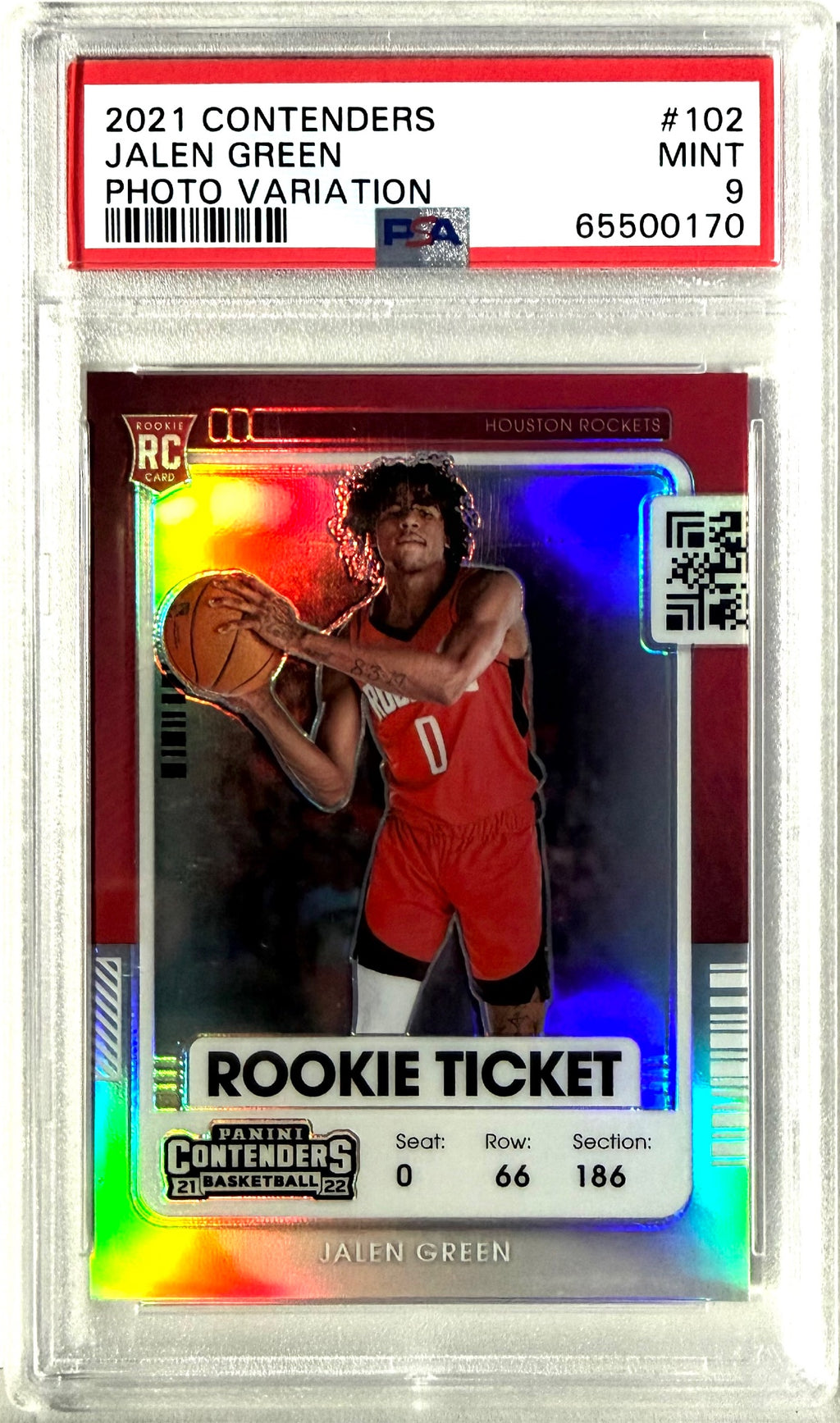 2021-22 Panini Contenders Panini #115 Corey Kispert RC PSA 9
