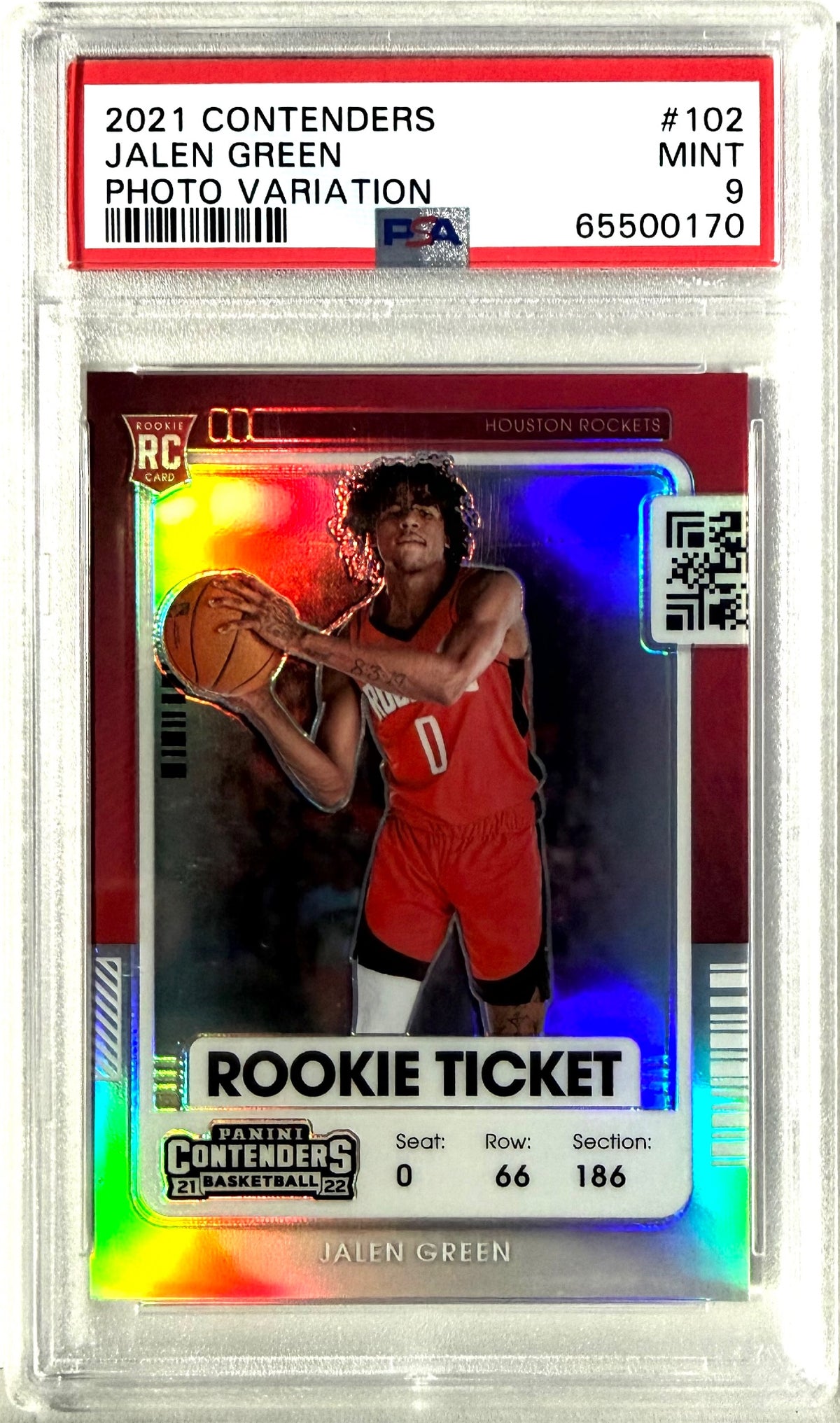 2021-22 Panini Contenders Panini #115 Corey Kispert RC PSA 9