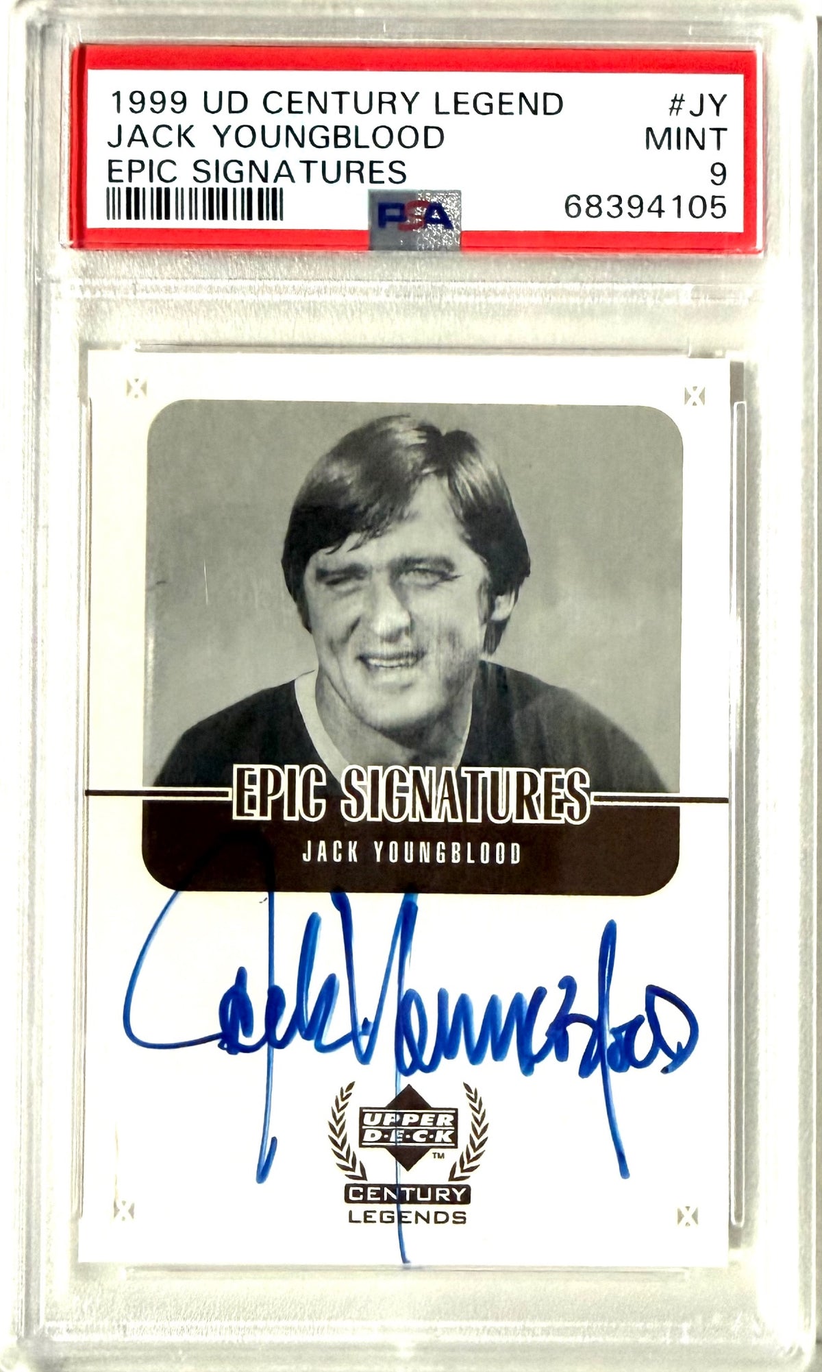 1999 UD Century Legend Epic Signatures #JY Jack Youngblood