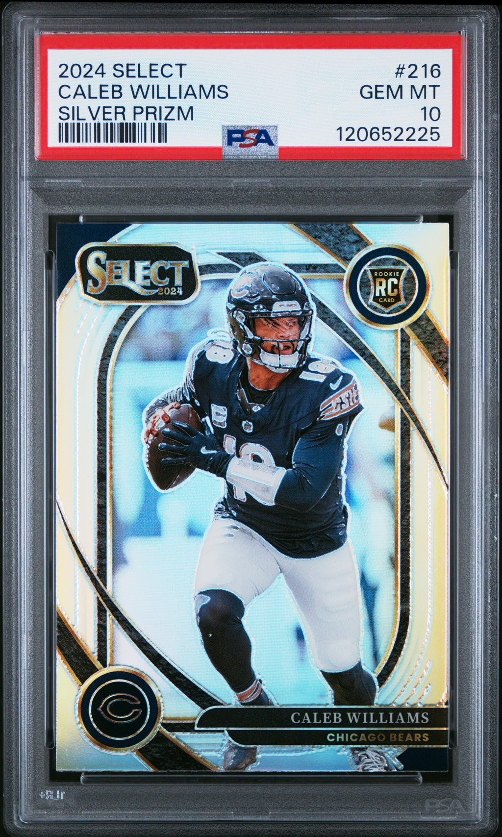 2024 Panini Select #216 Caleb Williams PSA 10