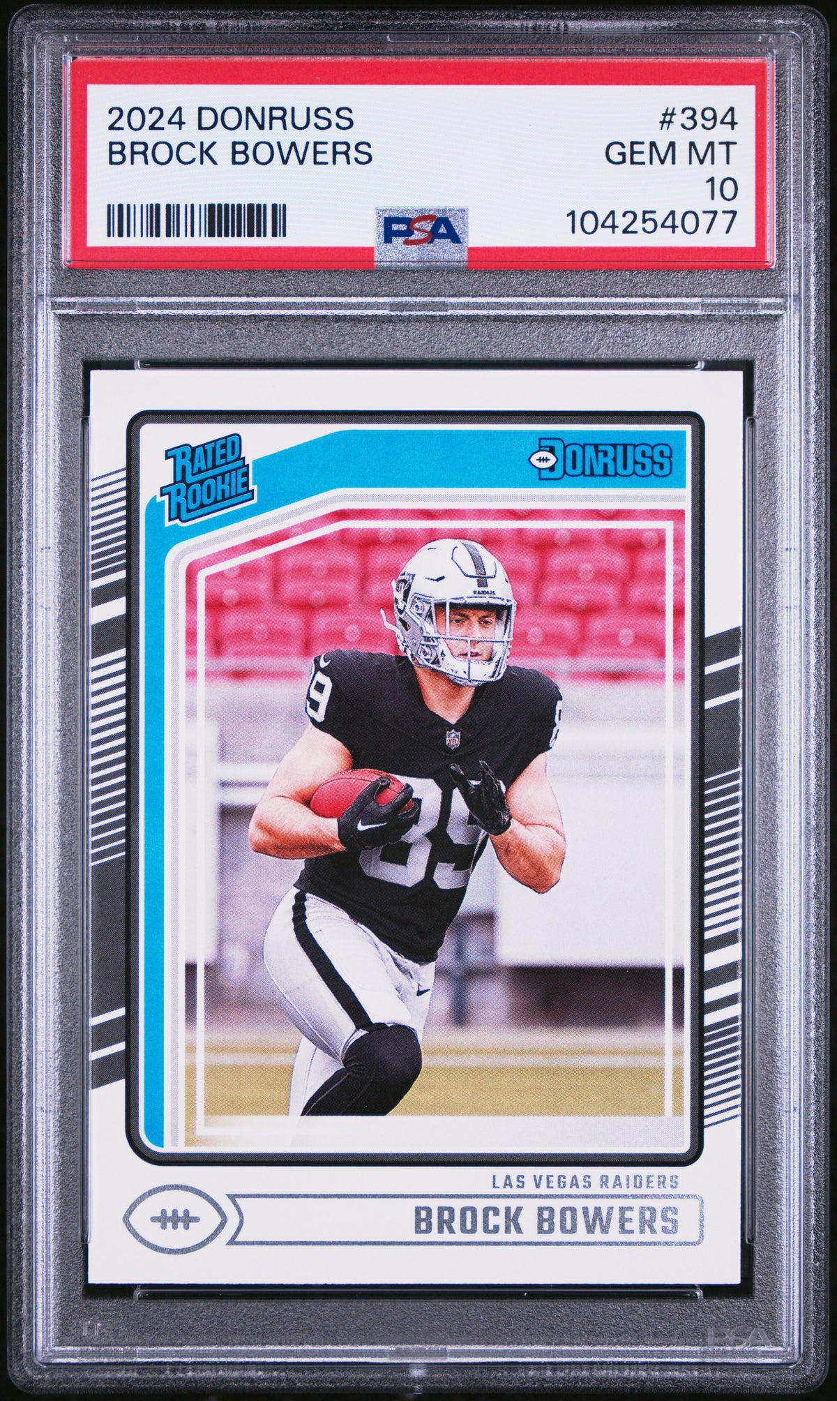 2024 Panini Donruss #394 Brock Bowers PSA 10