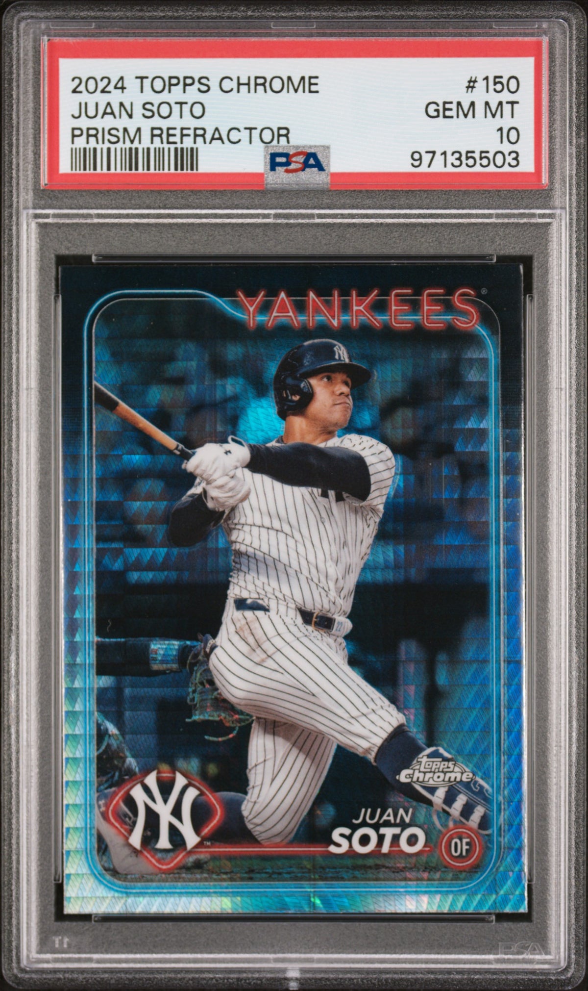 2024 Topps Chrome #150 Juan Soto PSA 10