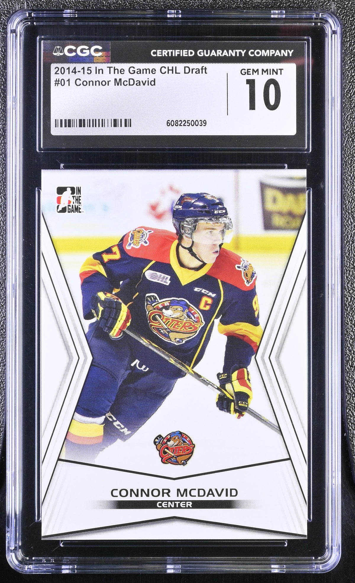 2014-15 CHL Draft In The Game #01 Connor McDavid CGC 10