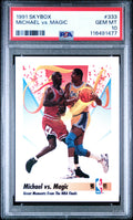 1991 Skybox SkyBox #333 Michael Vs. Magic PSA 10