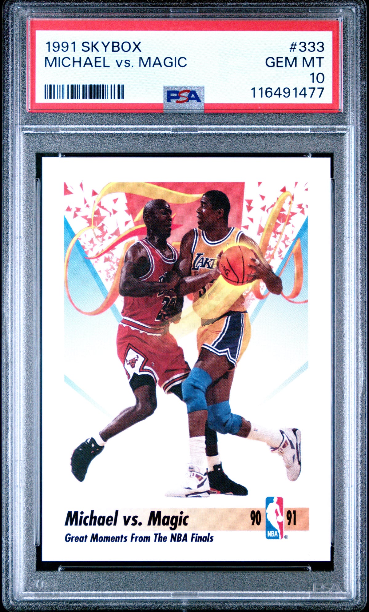 1991 Skybox SkyBox #333 Michael Vs. Magic PSA 10