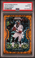 2020 Panini Prizm Panini #343 Jalen Hurts RC PSA 10