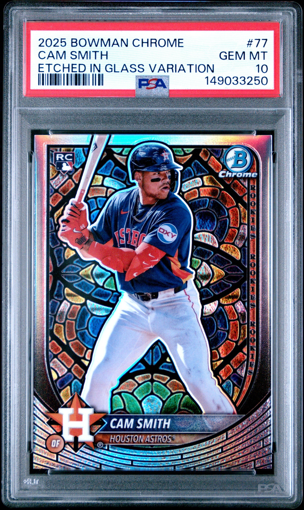 2025 Bowman Chrome Bowman #77 Cam Smith PSA 10