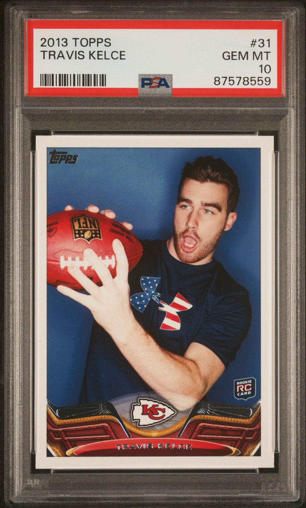2013 Topps #31 Travis Kelce PSA 10