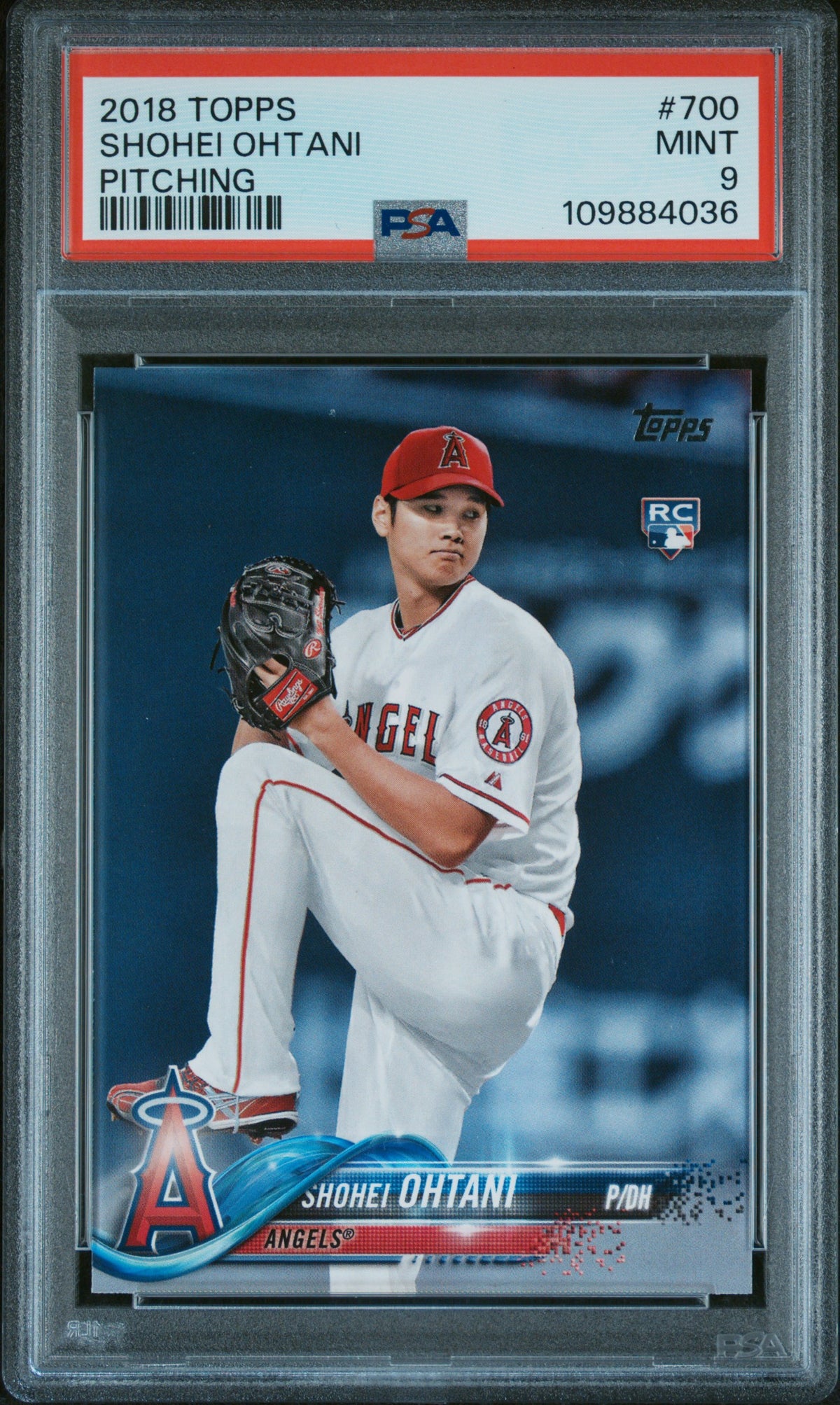 2018 Topps #700 Shohei Ohtani PSA 9
