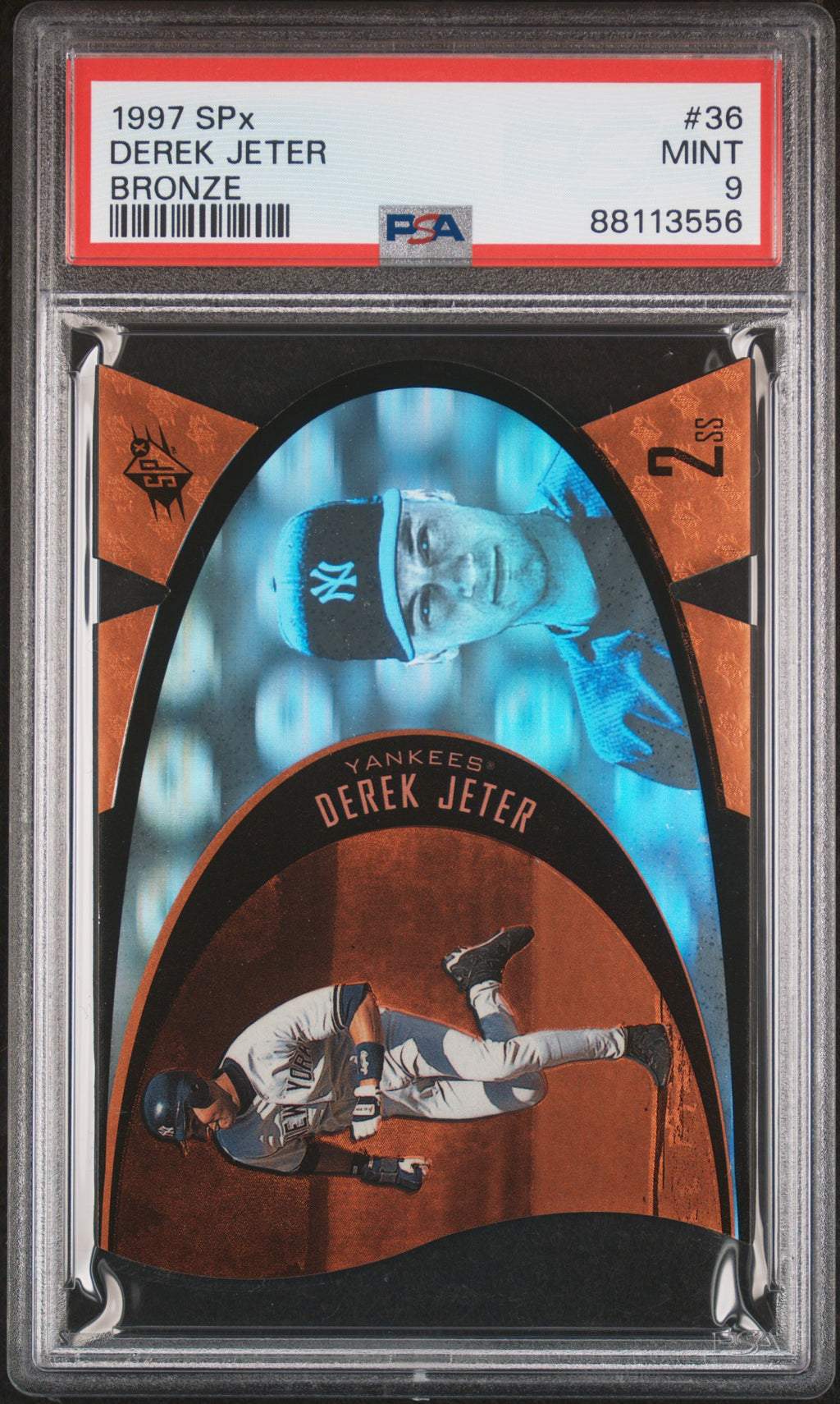 1997 Spx SPx #36 Derek Jeter PSA 9