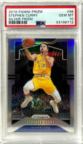 2019-20 Panini Prizm #98 Stephen Curry Prizms Hyper PSA 10